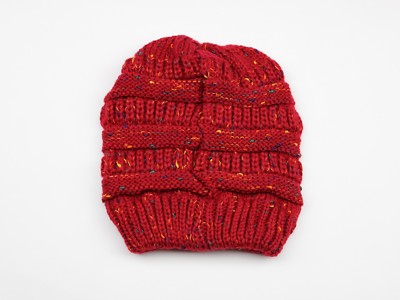 Speckled Multicolored Knitted Beanie Hat | eBay
