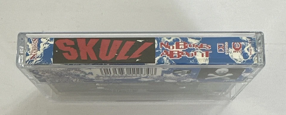 Skull No Bones About It Rare Cassette Tape 1991 Rock Metal Ex / M Condition - Imagen 4 de 4