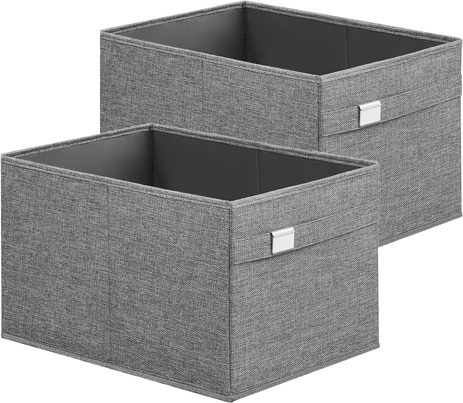 Storage Baskets, Set of 2 Extra Large Storage Bins for Organizing-image