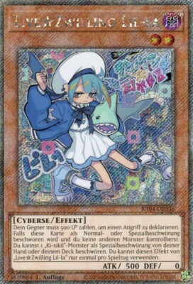 yugioh Live Twin Lil-la RA04-EN036 Platinum Secret Rare GERMAN