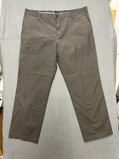 DOCKERS Classic Fit Flex Straight Leg Chino Pants Men's 38x30 Gray