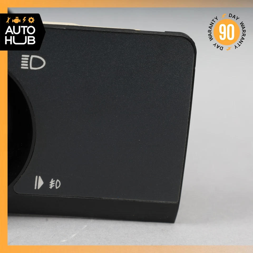 86-91 Mercedes W126 420SEL 560SEL Interruptor de control de faros Borde Fabricante de equipo original Foto 3 de 4