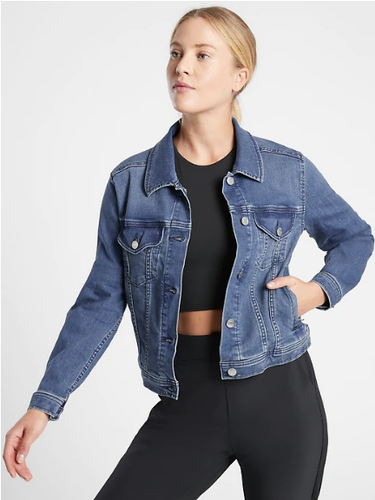 NEW Athleta XS True Blue Detour Denim 