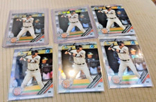 (6) 2019 1st Bowman Chrome Draft #BDC-152 Tyler Fitzgerald RC GIANTS