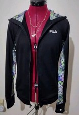 Fila Sport Women Medium Full Zip Hooded Jacket Hoodie