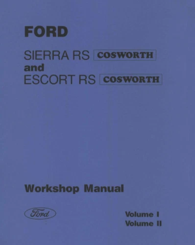 Manual Taller Ford Sierra y Escort Cosworth. Workshop Inglés Manual Digital - Imagen 2 de 4