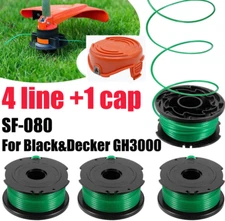 SF-080 String Trimmer Spool Line Cap Replacement For Black & Decker GH3000 Model