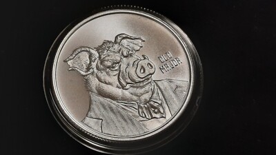 ANIMAL FARM - OLD MAJOR – 1 OZ 999 PURE SILVER – INTAGLIO | eBay