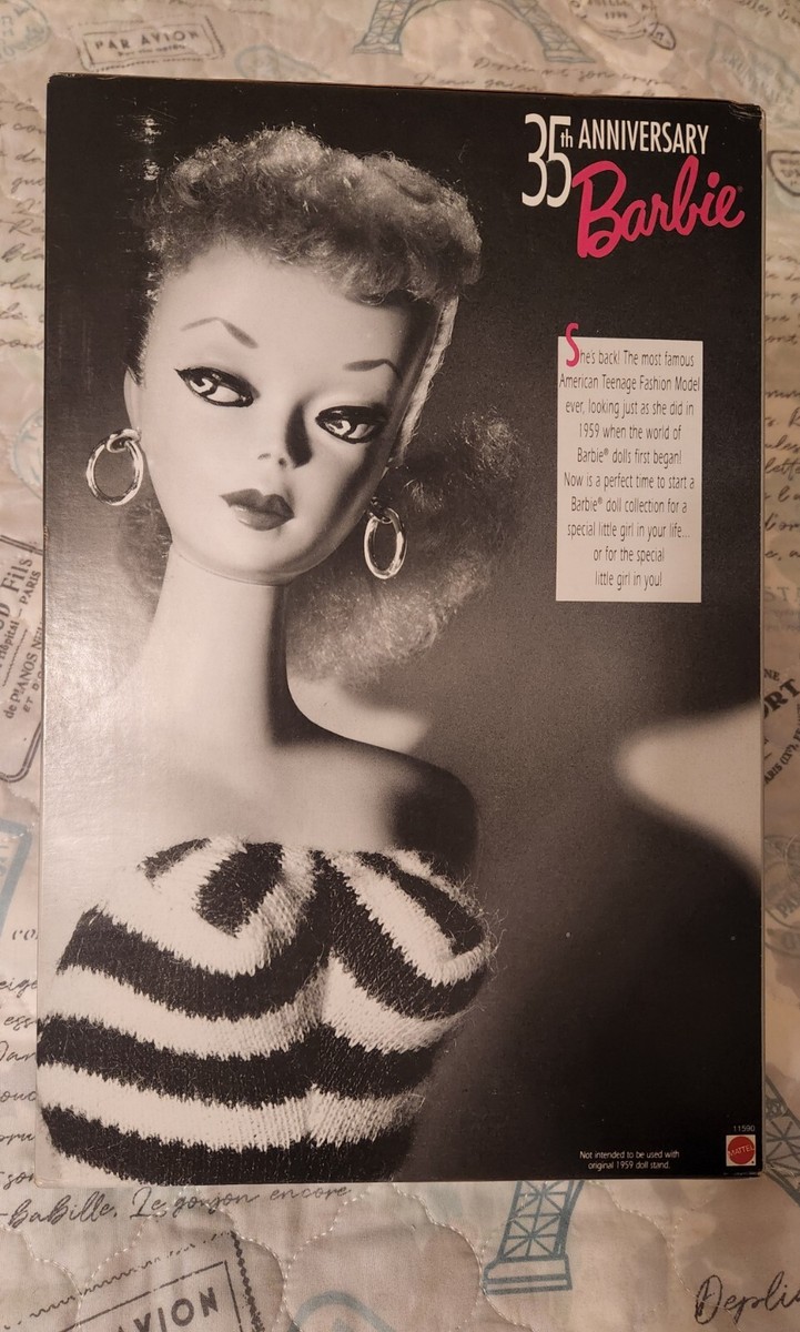 BRAND NEW ORIGINAL VINTAGE 1959 35TH ANNIVERSARY BARBIE DOLL
