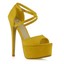 thumbnail 61 - Womens Strappy Platform Sandals Peep Toe Ladies Stiletto High Heel Shoes Size