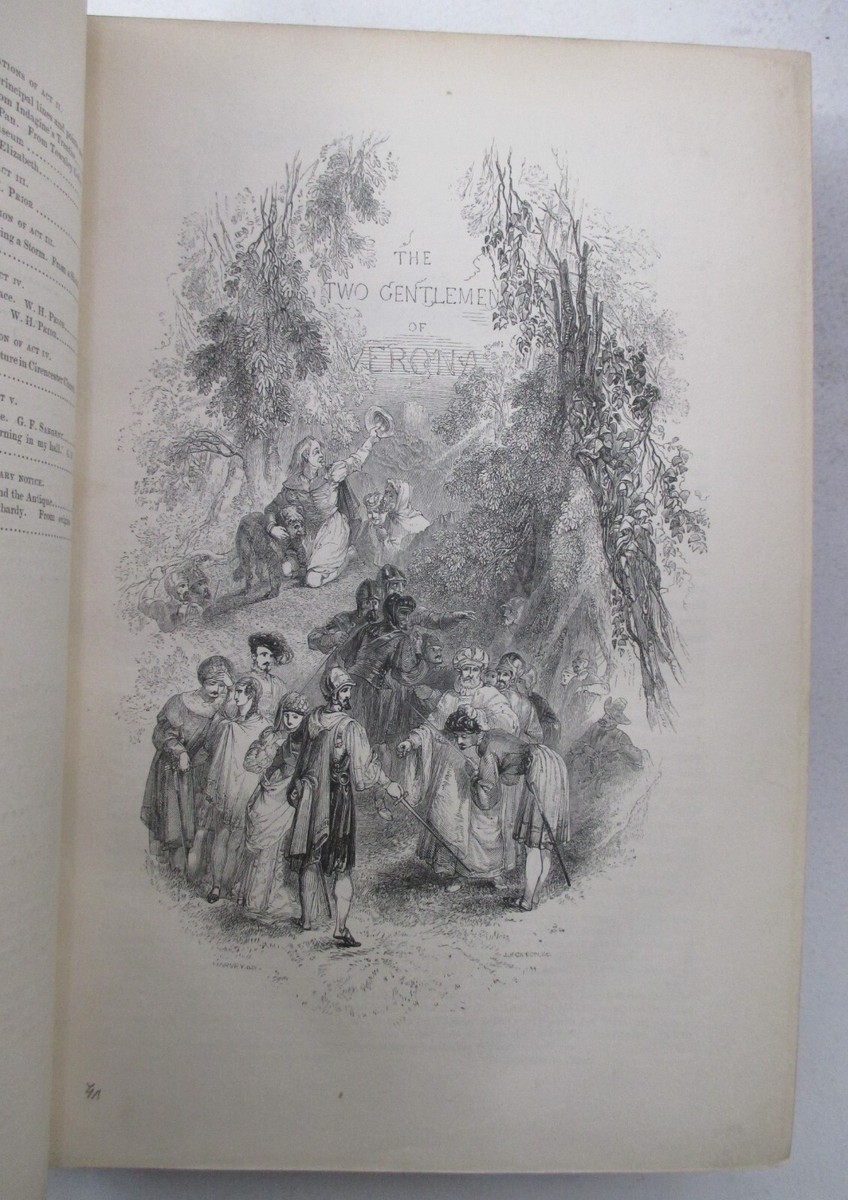 8-Vol 1st 1839-43 PICTORIAL ED THE WORKS OF SHAKSPERE Charles