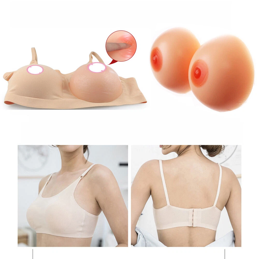 2 in 1 Pocket Bra with Silicone Breast Forms for Mastectomy