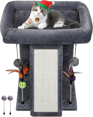 Cat Tree Tower with Cat Scratching Post for Indoor Cats, Activity Centre Climbin