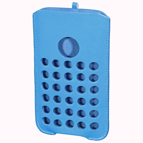 Hama Handy-Tasche View Case blau für iPhone 5/5S/5C Universal-Sleeve Hülle - Bild 1 von 1