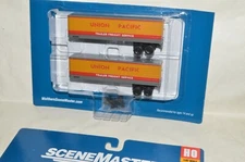 HO scale Walthers 35' piggyback trailer train set (2) Union Pacific RR FREIGHT