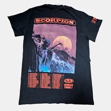 Drake World Tour Shirt 2018 Scorpion Mens S Graphic Tee Black Cotton Rap Music