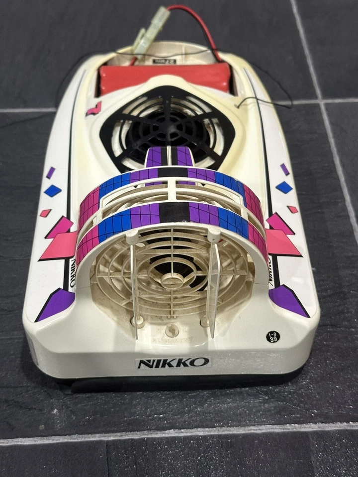 Vintage Nikko Radio Control Air Bullet Hovercraft Vehicle RC Boat UNTESETED - Image 4 of 4