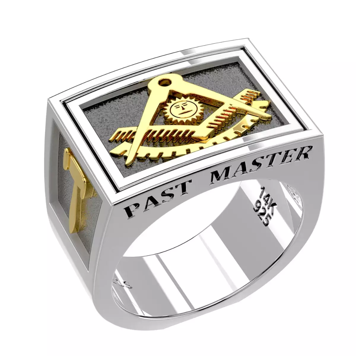 Anillo mason de oro hot sale