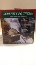 Serenity Fountain Handcrafted Water Sculpture - Tabletop