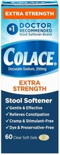 Colace Extra Strength Stool Softener 250 mg 60 Gels Ex 2/2027