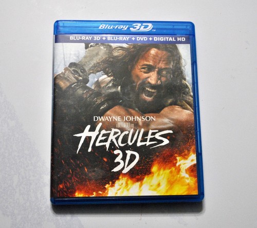 Hercules 3D (Blu-ray, Blu-ray 3D, DVD 2014) DISCS SIND WIE NEU