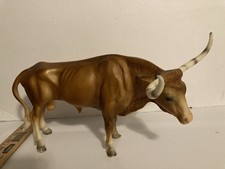 Vintage Breyer Texas Longhorn Golden Brown - Large