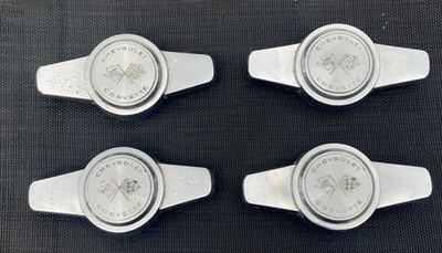Set Of 4 1956-1962 Chevrolet Corvette Hubcap Spinner Factory GM 3725239 oem