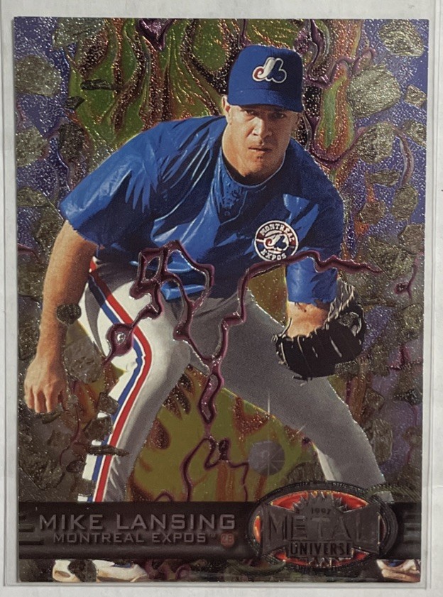 1997 Fleer Metal Baseball Mike Lansing Base Card #157 Complete Your Set! ⚾️