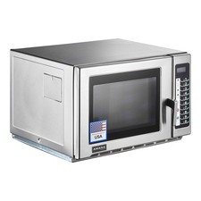 Amana RFS12TS Medium Duty Stainless Steel Commercial Microwave with Push Button