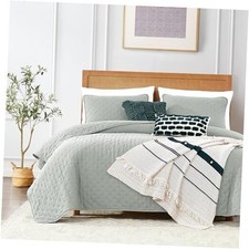 California Cal King Size Quilt Bedding Sets with California King Mist Sage