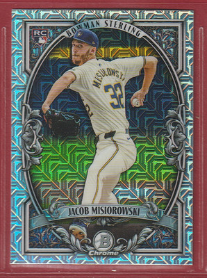 2026 Bowman Sterling Mega Box #BST13 Jacob Misiorowski RC - Brewers - 472   
