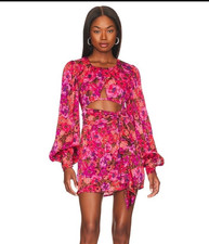 For Love and lemons- SMALL- cutout, romantic, hidden zip, button closure, mini