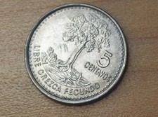 2011 Guatemala 5 Centavos Kapok Tree