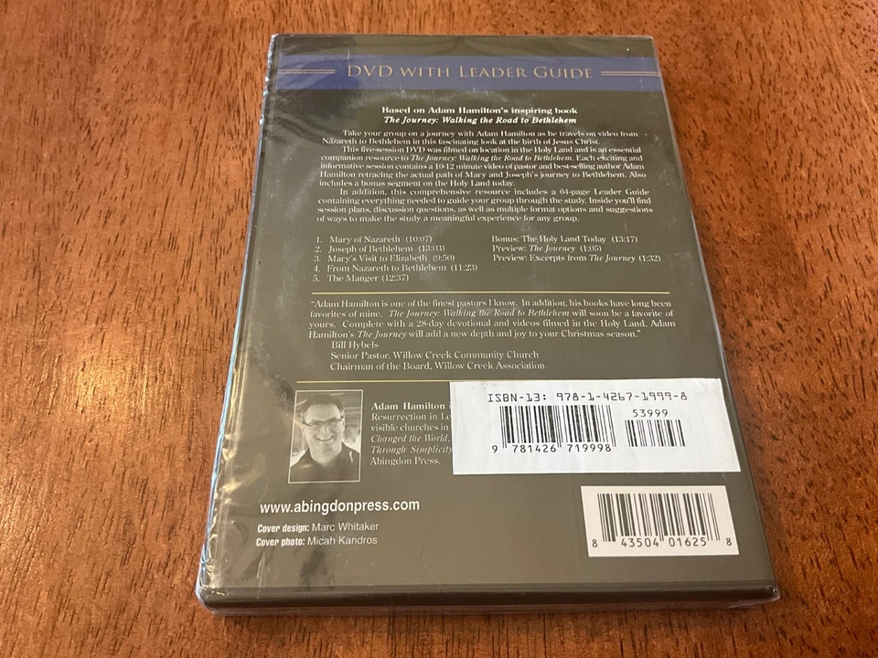 THE JOURNEY Adam Hamilton DVD with Leader Guide WALKING THE ROAD 2011 Book - NEW - Image 2 of 2