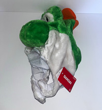 BANDAI Super Mario Yoshi Plush Costume Headpiece, One Size, Green/White