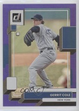 2022 Panini Donruss Holo Purple Gerrit Cole #165 13h3