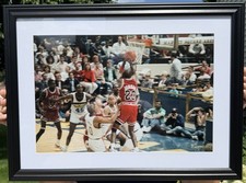 Michael Jordan 12x18 Kodak Metallic Print - Struck From Orig 1989 Negative WOW!