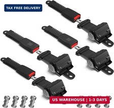 CLUBRALLY Golf Cart Seat Belts, 40" Retractable Universal Seat Belts Kit for Clu
