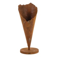  Cute Planter Ice Cream Cone Novelty - Antique Iron Flowerpot for Garden - Small