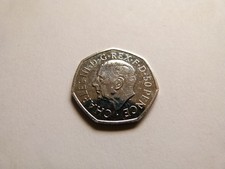 Fifty Pence Coin 50p 2022 King Charles III