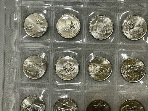 1999-2009 50 State Quarter Set And Territory Set Brilliant Uncirculated 56 Coins - Picture 4 of 7