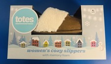 Cozy Memory Foam Totes Slippers Women  s Size XL 9-10 New In Box