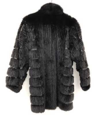 Vintage SAGA MINK Fur Real Fur Coat Glamour Mink Reverse Comb