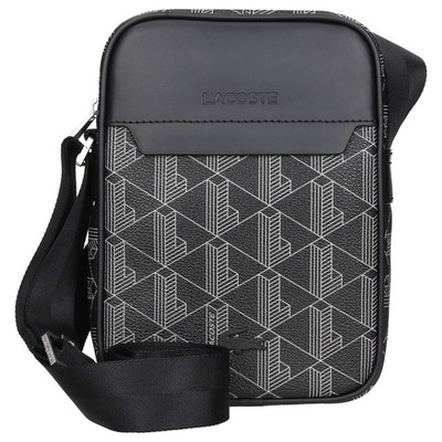 Lacoste The Blend - vertical Umhängetasche 21.5 cm (monogram noir gris)