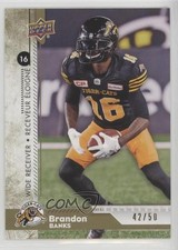 2018 Upper Deck CFL Gold 42/50 Brandon Banks #169 i9i