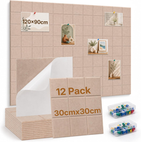 Filz Pinnwand 90X60Cm Set Mit ReißZwecken Selbstklebend BüRo KüChe Zuhause