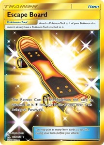 Escape Board - 167/156 - Pokemon Ultra Prism Sun & Moon Secret Rare Card NM