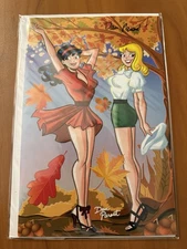 Archie Betty & Veronica #75 Autumn Pinup NYCC exclusive Day Variant Signed