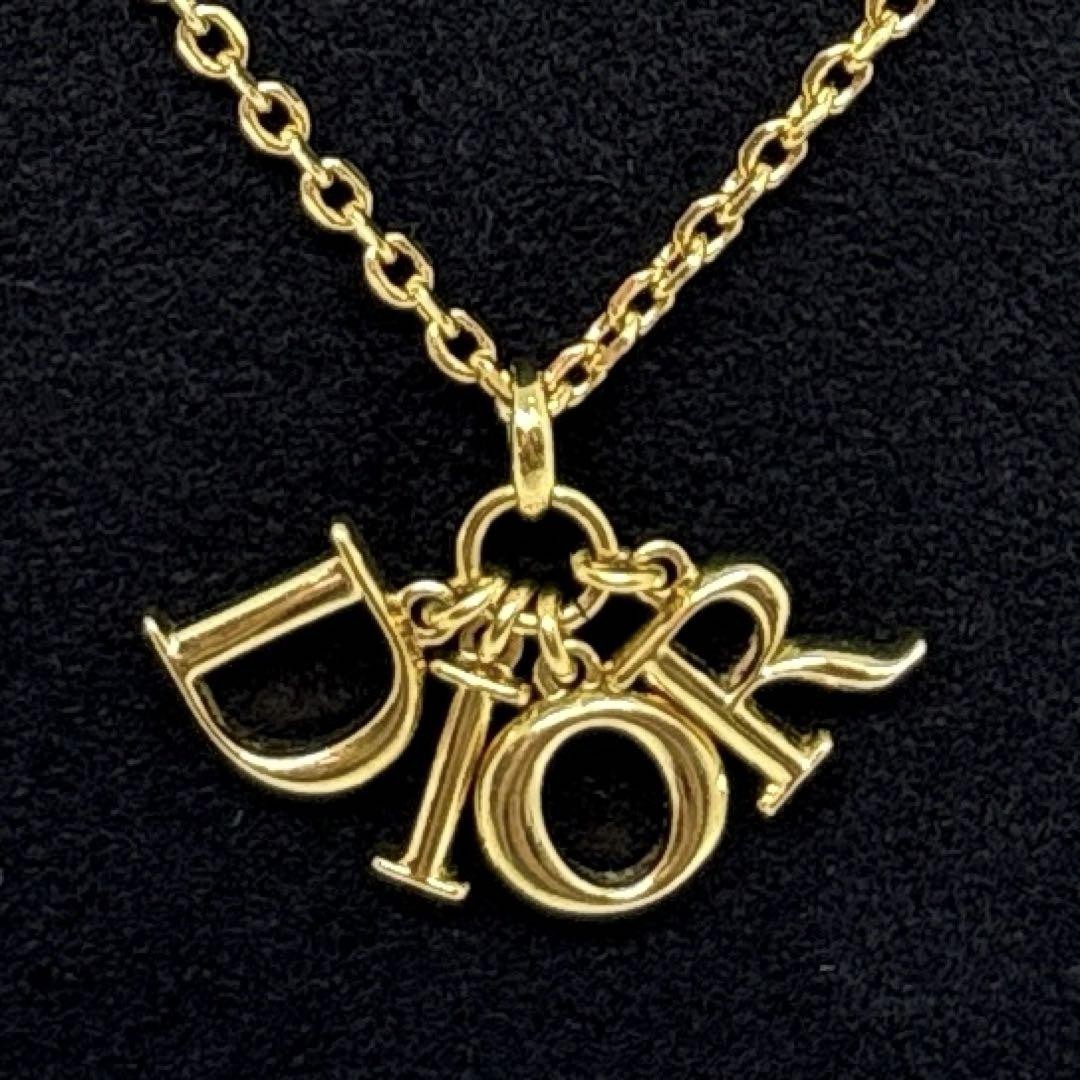 Dior Gold Necklace Rare Authentic Vintage Jewelry from Japan