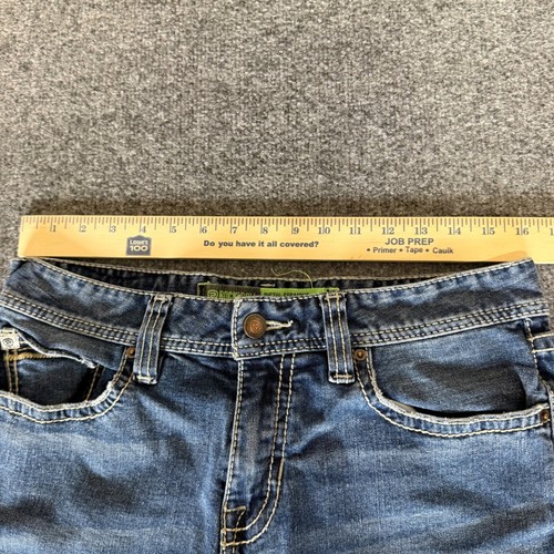 Jeans Rock & Roll Denim Pistola Gamba Dritta Uomo 32x34 (Adatto 32x32) Anticato - Foto 6 di 10